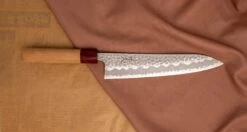 Tsunehisa Gyuto Aogami Super Cherry 210mm (8.3") -Sharpedge Shop 410103121052 Harukaze Gyuto Cherry 210mm 3