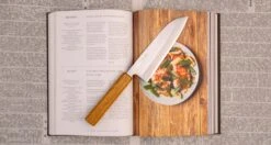 Tsunehisa SRS13 Santoku Oak 165mm (6.5") -Sharpedge Shop 410108091220 TsunehisaSRS13SantokuOak165mm 2