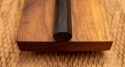 Hayabusa Gyuto VG-10 Tsuchime Damascus Ebony 240mm (9.4") -Sharpedge Shop 420103161676 HayabusaGyutoVG 10TsuchimeDamascus240mm monoebonyhandle 11