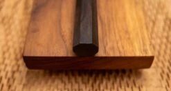 Hayabusa Petty VG-10 Tsuchime Damascus Ebony 150mm (5.9") 13 Hayabusa Petty VG-10 Tsuchime Damascus Ebony 150mm (5.9") -Sharpedge Shop 420107071675 HayabusaPettyVG 10TsuchimeDamascus150mm monoebonyhandle 6