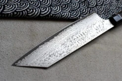 Bunka Black Damascus 200mm (7.9") -Sharpedge Shop BunkaBlackDamascus200mm 3