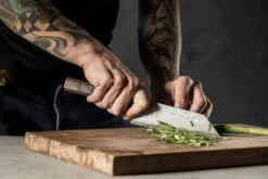 Bunka Black Damascus 165mm (6.5") -Sharpedge Shop Bunka Black Damascus 160mm 6.3 10