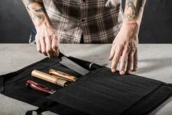 Bunka Black Damascus 165mm (6.5") -Sharpedge Shop Bunka Black Damascus 160mm 6.3 13