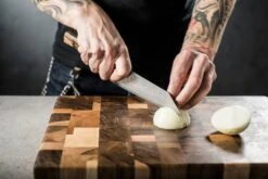 Bunka Black Damascus 165mm (6.5") -Sharpedge Shop Bunka Black Damascus 160mm 6.3 3