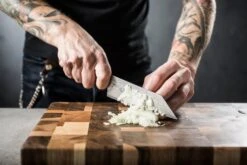 Bunka Black Damascus 165mm (6.5") -Sharpedge Shop Bunka Black Damascus 160mm 6.3 4