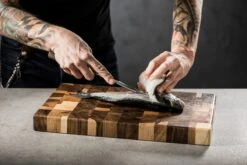 Bunka Black Damascus 165mm (6.5") -Sharpedge Shop Bunka Black Damascus 160mm 6.3 9