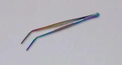 Curved Tip Tweezers RAINBOW - 200mm (7.9")