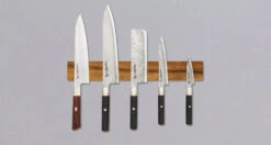 Magnetic Knife Holder Walnut [5 Knives]