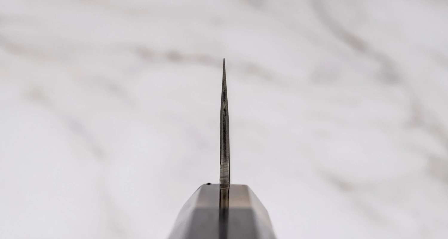 HAP-40 Gyuto Black Ebony Blond Buffalo 210mm (8.3") 5 HAP-40 Gyuto Black Ebony Blond Buffalo 210mm (8.3") - Image 3