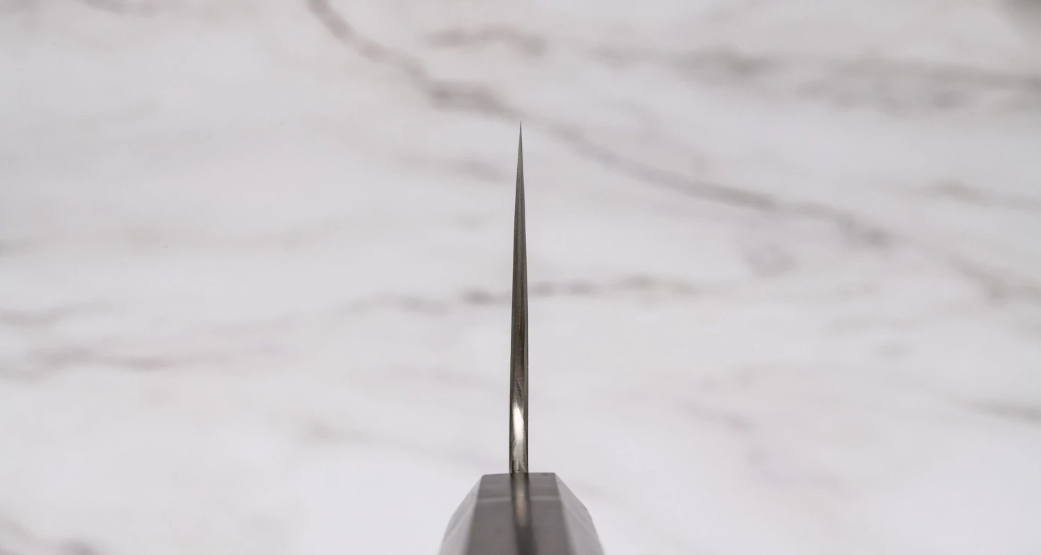 HAP-40 Wide Gyuto Black Ebony 240mm (9.5") 5 HAP-40 Wide Gyuto Black Ebony 240mm (9.5") - Image 3