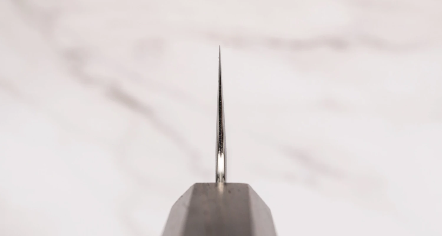 Hayabusa Gyuto VG-10 Tsuchime Bubinga 210mm (8.3") 5 Hayabusa Gyuto VG-10 Tsuchime Bubinga 210mm (8.3") - Image 3