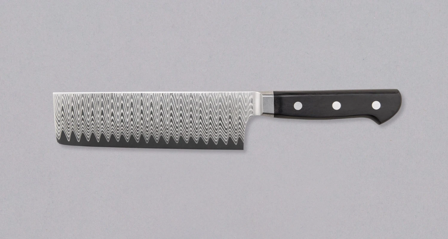 Hayabusa Nakiri HAP-40 Damascus 160mm (6.3") 4 Hayabusa Nakiri HAP-40 Damascus 160mm (6.3") - Image 2