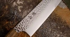 Hayabusa Santoku VG-10 Tsuchime Bubinga 180mm (7.1") -Sharpedge Shop Hayabusa Santoku VG 10 Tsuchime Bubinga 180 mm 420108101654 8 2297b89f 8455 4ebd baea 02edf725174d