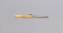 Higonokami Pocket Knife BRASS 65mm (2.5")
