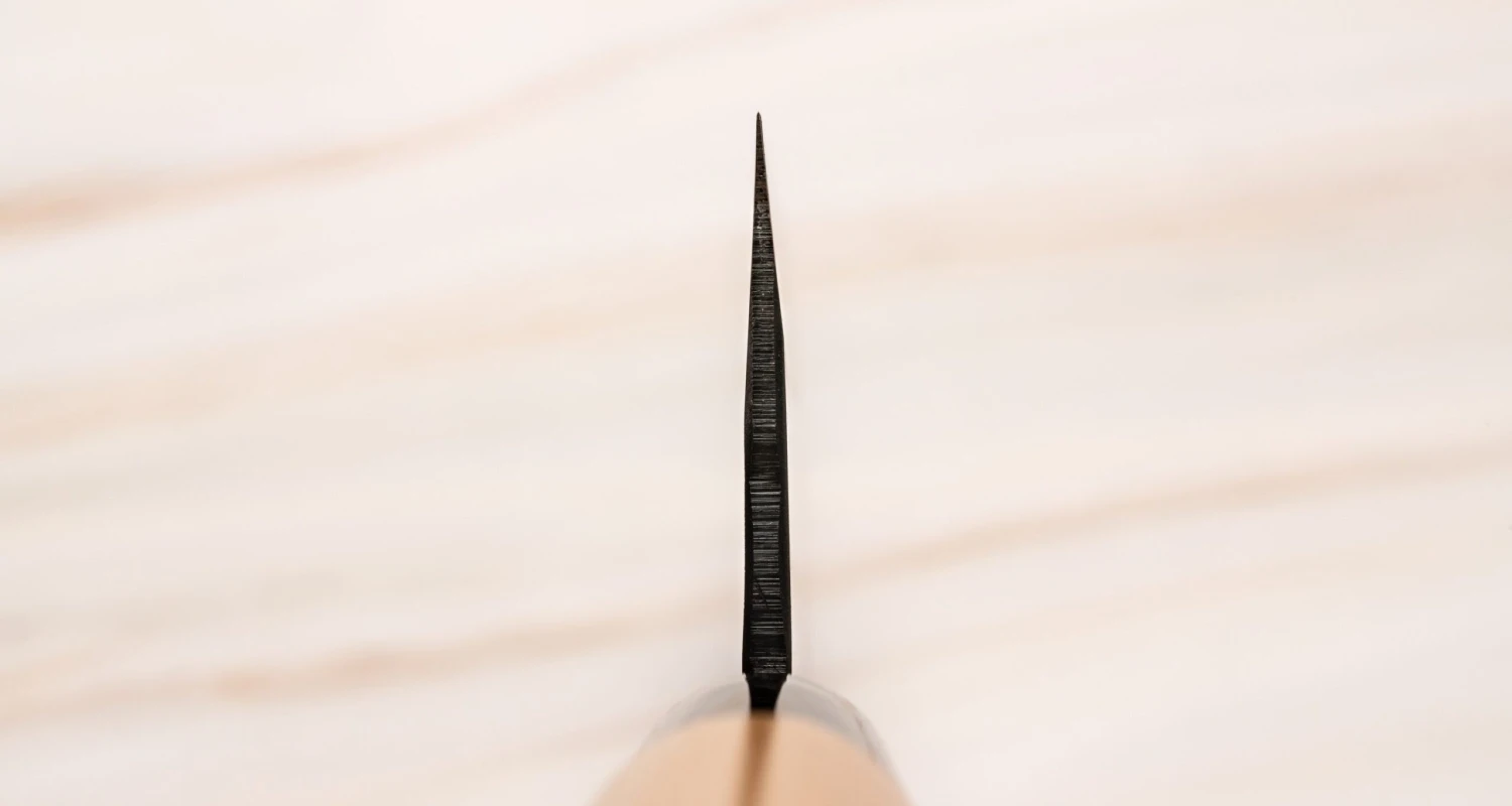 Hinokuni Nakiri Shirogami #1 240mm (9.4") 5 Hinokuni Nakiri Shirogami #1 240mm (9.4") - Image 3