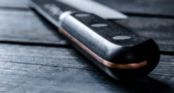 Kawamura Aoki Santoku Black 165mm (6.5") 14 Kawamura Aoki Santoku Black 165mm (6.5") -Sharpedge Shop KawamuraAokiWarikomiSantokuBlack165mm 1