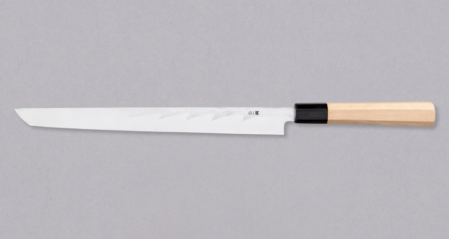 Kawamura Sakimaru Takohiki Shirogami #1 300mm (11.8") 4 Kawamura Sakimaru Takohiki Shirogami #1 300mm (11.8") - Image 2