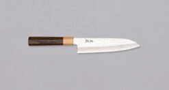 Kotetsu Santoku VG-10 Damascus 180mm (7.1") [pakka Wood]