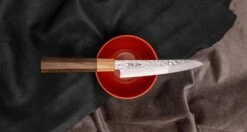 Kotetsu Petty VG-10 Damascus 150mm (5.9") [pakka Wood] -Sharpedge Shop Kotetsu Petty VG 10 Damascus 150 mm pakkawood 200107071611 1A