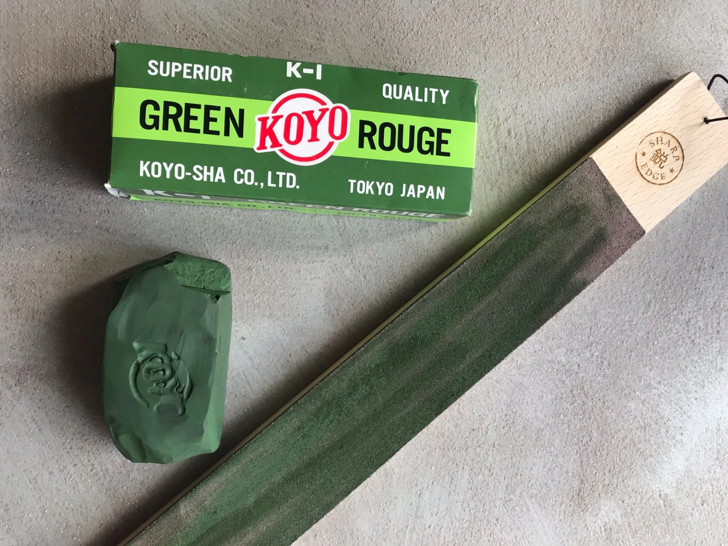 Koyo "Green Rouge" Polishing Compound 4 Koyo "Green Rouge" Polishing Compound - Image 2