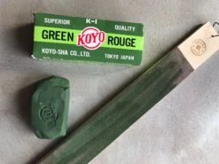 Koyo "Green Rouge" Polishing Compound [smaller Chunk] -Sharpedge Shop Koyo Green Rouge polishing compound with strop 572df3a3 fb8f 4280 be61 c4d3f577a1e0
