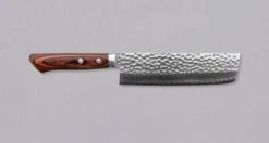 Etsu Village Hammered Nakiri Wide 165mm (6.5")