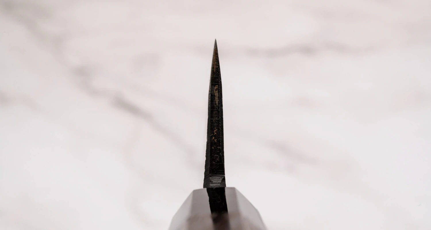 Kurokaze Ryo-Deba Aogami #2 Kuro-uchi 150mm (5.9") 5 Kurokaze Ryo-Deba Aogami #2 Kuro-uchi 150mm (5.9") - Image 3