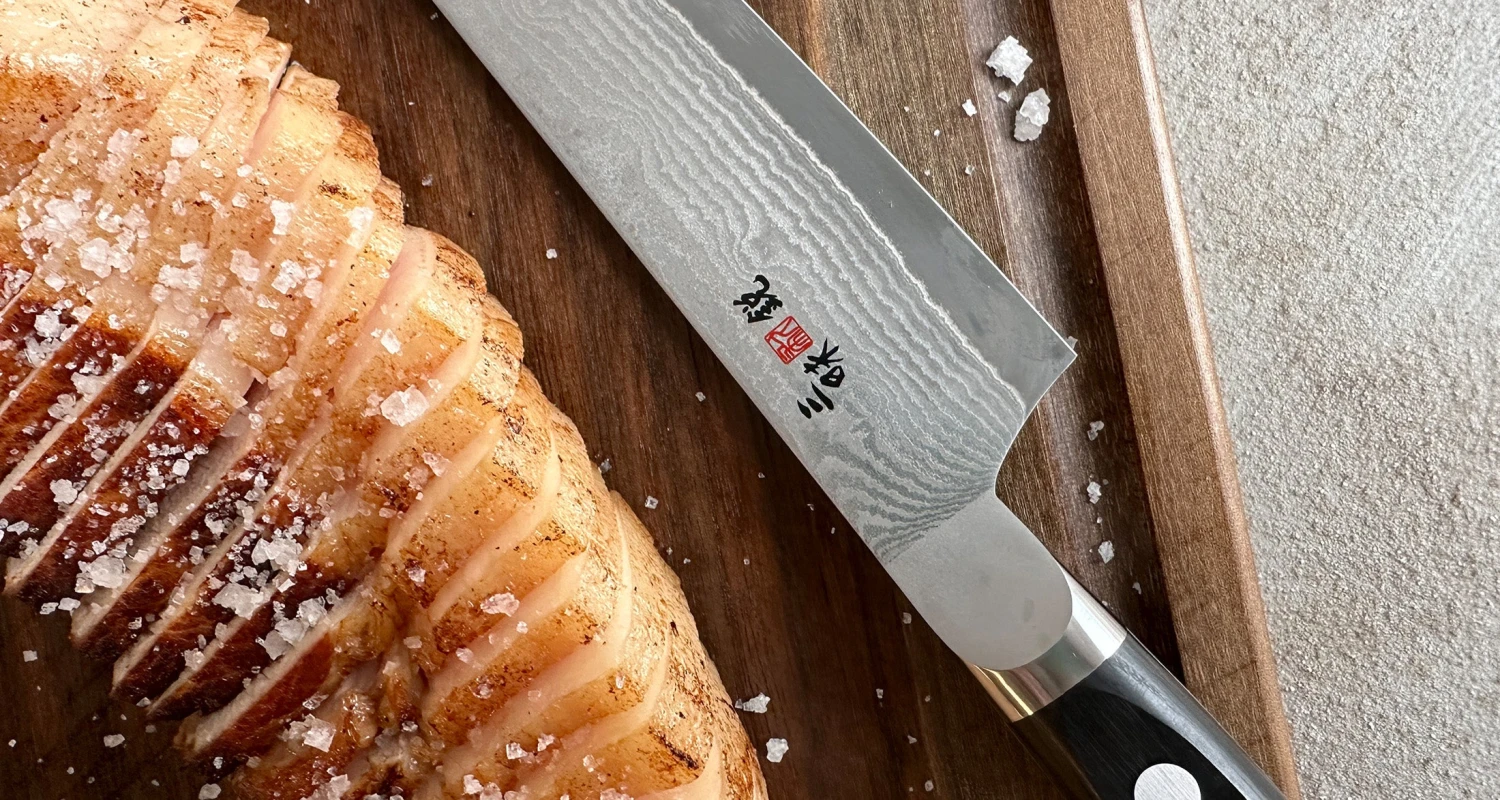 Mcusta Slicer VG-10 Black Damascus 270mm (10.6") 8 Mcusta Slicer VG-10 Black Damascus 270mm (10.6") - Image 6