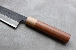 Tsunehisa Kiritsuke Aogami Super Kuro-uchi 210mm (8.3") [Walnut] -Sharpedge Shop MoradoKiritsukeKuro uchi210mm 8.3 4