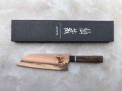 Bunka Black Damascus 165mm (6.5") -Sharpedge Shop New Saya Bunka Black Damascus7 053babef ba8b 4733 89b1 55e222488dbd