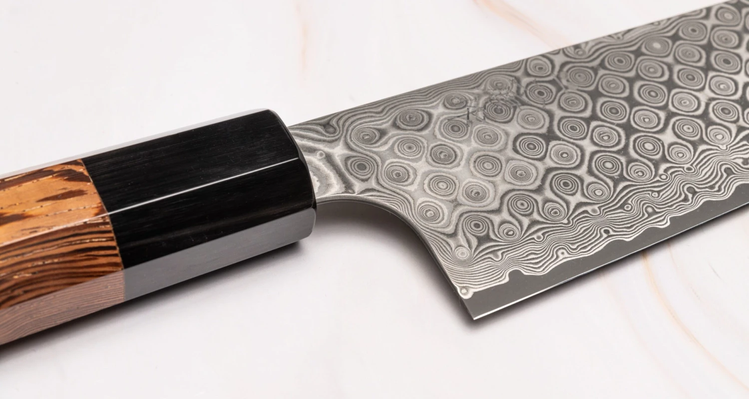 Nigara Gyuto SG2 Damascus 270mm (10.6") 8 Nigara Gyuto SG2 Damascus 270mm (10.6") - Image 6