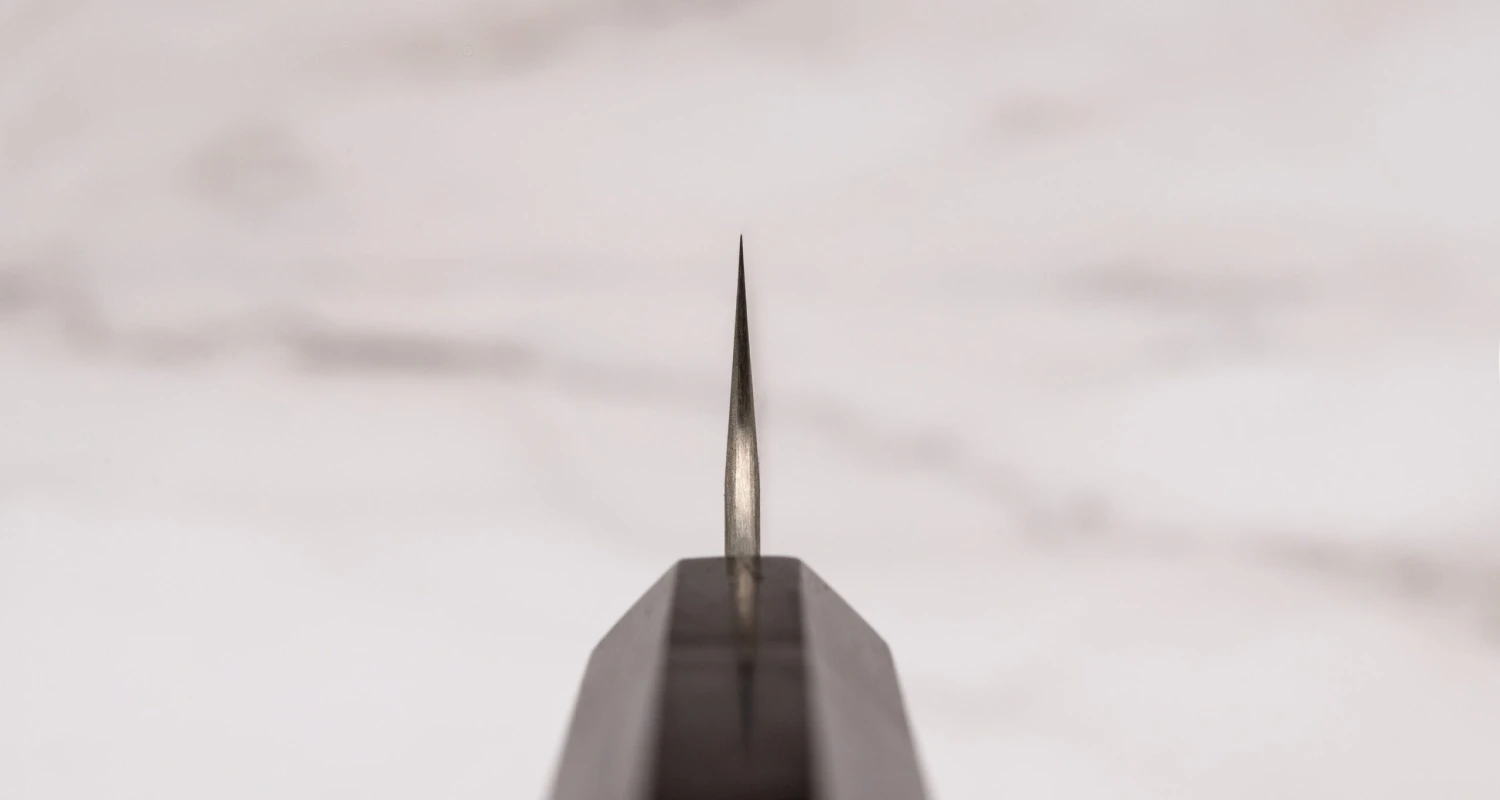 Nigara Kiri-Petty Aogami Super Migaki Tsuchime 150mm (5.9") 5 Nigara Kiri-Petty Aogami Super Migaki Tsuchime 150mm (5.9") - Image 3