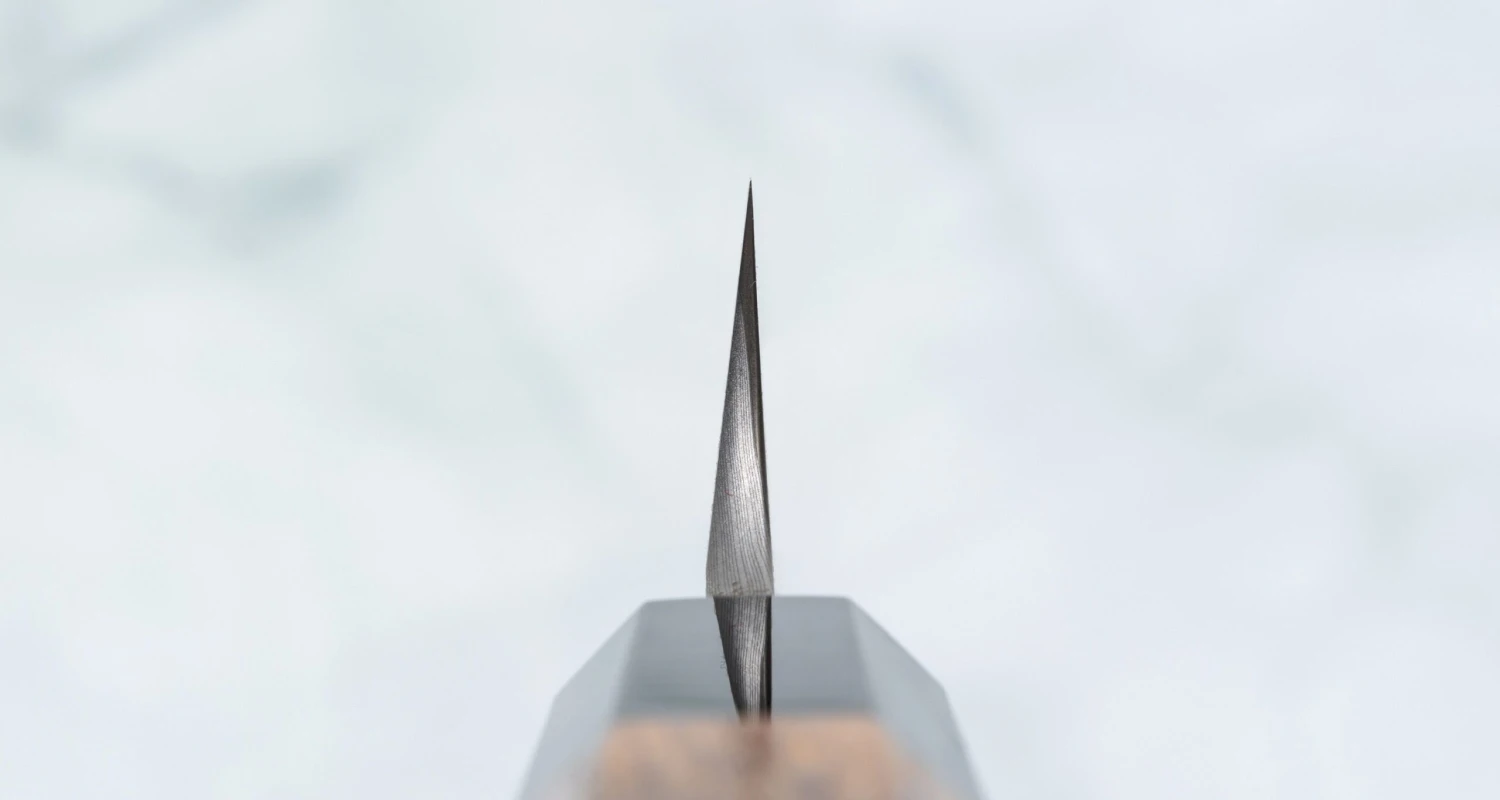 Nigara Kurozome Yanagiba Aogami #2 Damascus 270mm (10.6") 5 Nigara Kurozome Yanagiba Aogami #2 Damascus 270mm (10.6") - Image 3