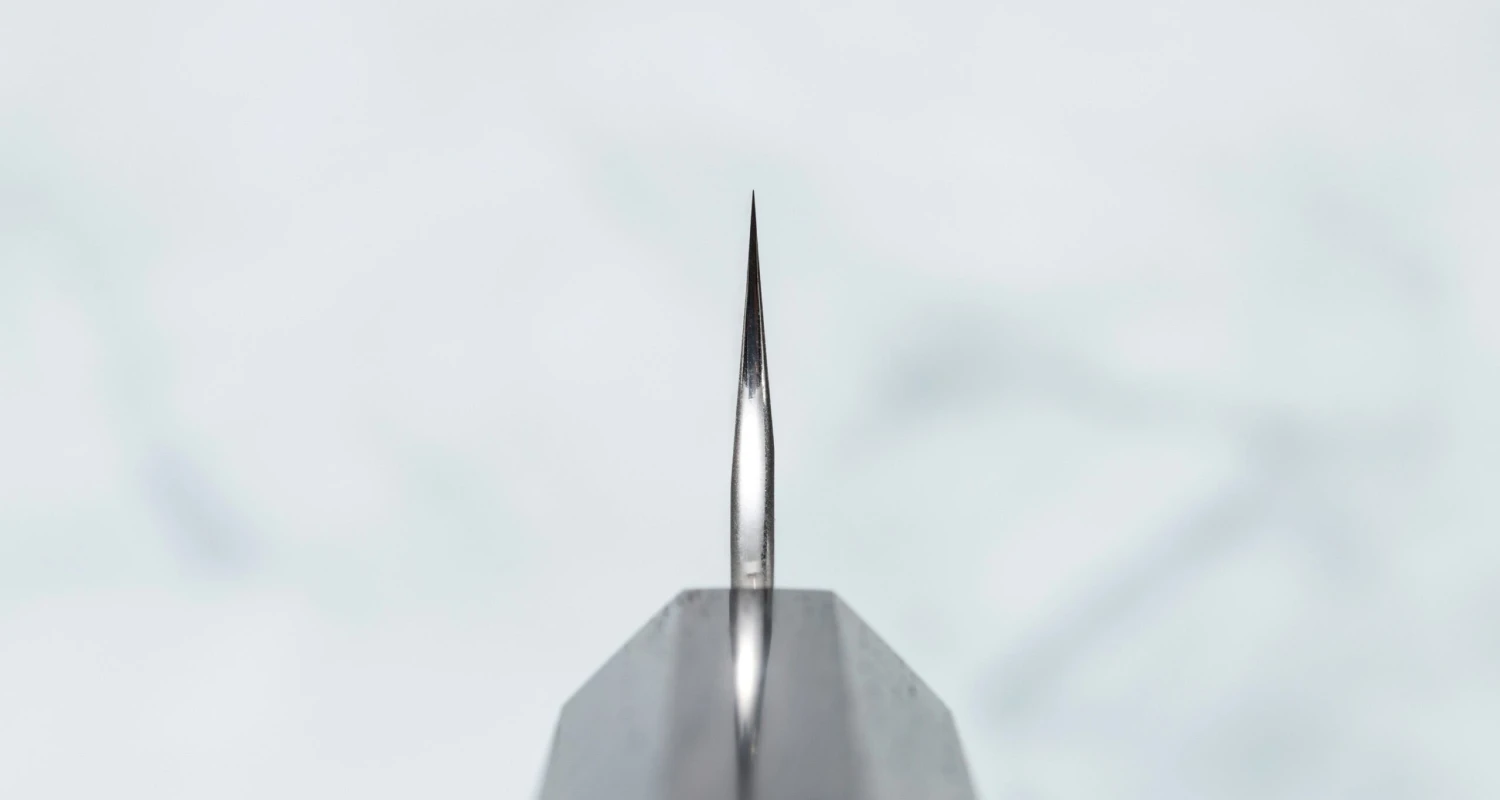 Nigara Petty SG2 Migaki Tsuchime Wa Ebony 120mm (4.7") 5 Nigara Petty SG2 Migaki Tsuchime Wa Ebony 120mm (4.7") - Image 3