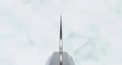 Nigara Santoku SG2 Tsuchime Wa Ebony 180mm (7.1") -Sharpedge Shop NigaraSantokuSG2MigakiTsuchime180mm 420108101527 3