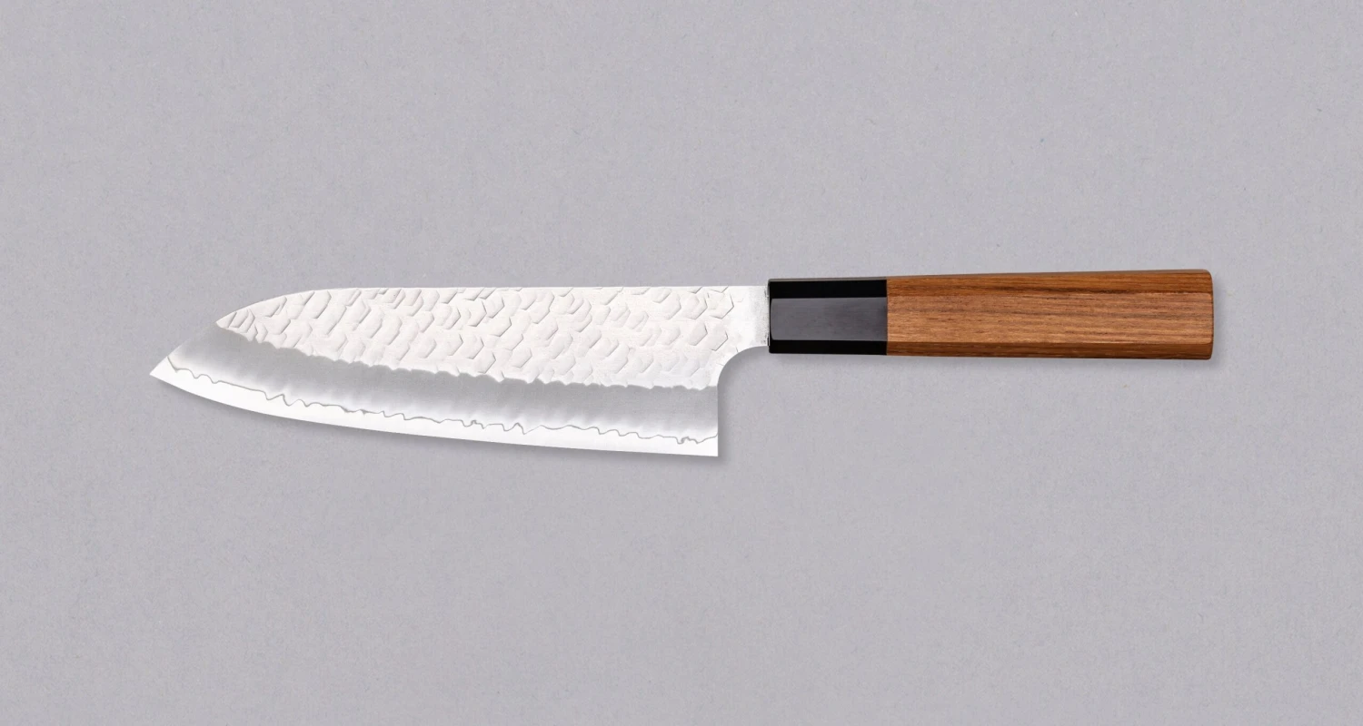 Nigara Santoku SG2 Tsuchime Wa 180mm (7.1") 4 Nigara Santoku SG2 Tsuchime Wa 180mm (7.1") - Image 2