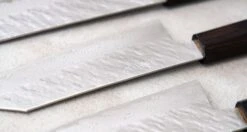 Nigara Kiritsuke Gyuto VG-10 Damascus Tsuchime 240mm (9.4") 13 Nigara Kiritsuke Gyuto VG-10 Damascus Tsuchime 240mm (9.4") -Sharpedge Shop NigaraVG 10DamascusTsuchime 5 717a3605 ee33 4076 9fbb 10fa66d772a3