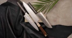 ZDP-189 Gyuto Silver Ebony 210mm (8.3") -Sharpedge Shop PSL03 ZDP 189 00564 00565 00566