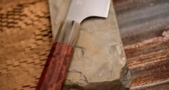 SG2 Bunka Matte Sandalwood 165mm (6.5") -Sharpedge Shop PSL04 SenzoSG2BunkaMatteSandalwood165mm limited 00562 4