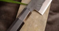 HAP-40 Gyuto Black Ebony Blond Buffalo 210mm (8.3") 14 HAP-40 Gyuto Black Ebony Blond Buffalo 210mm (8.3") -Sharpedge Shop PSL06 HAP 40GyutoBlackEbonyBlondBuffalo210mm limited 00558 6