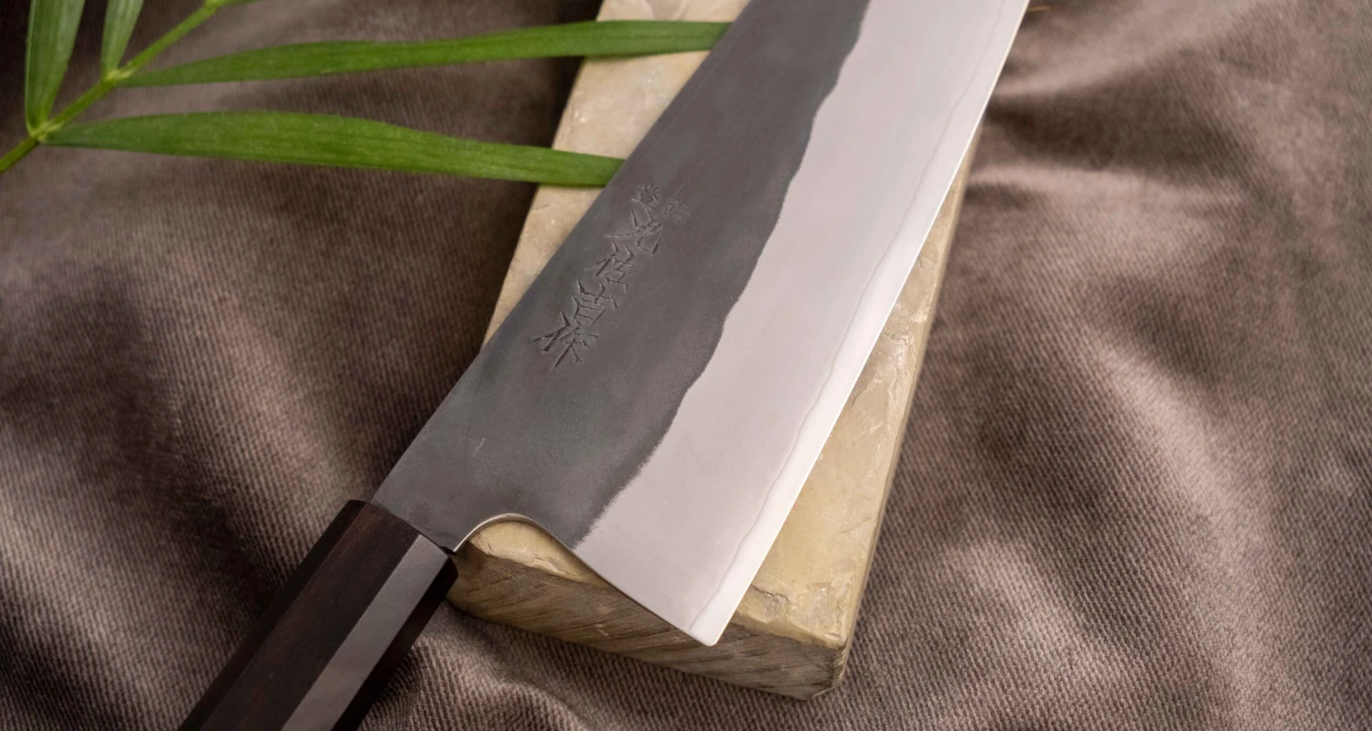 HAP-40 Wide Gyuto Black Ebony 240mm (9.5") 7 HAP-40 Wide Gyuto Black Ebony 240mm (9.5") - Image 5