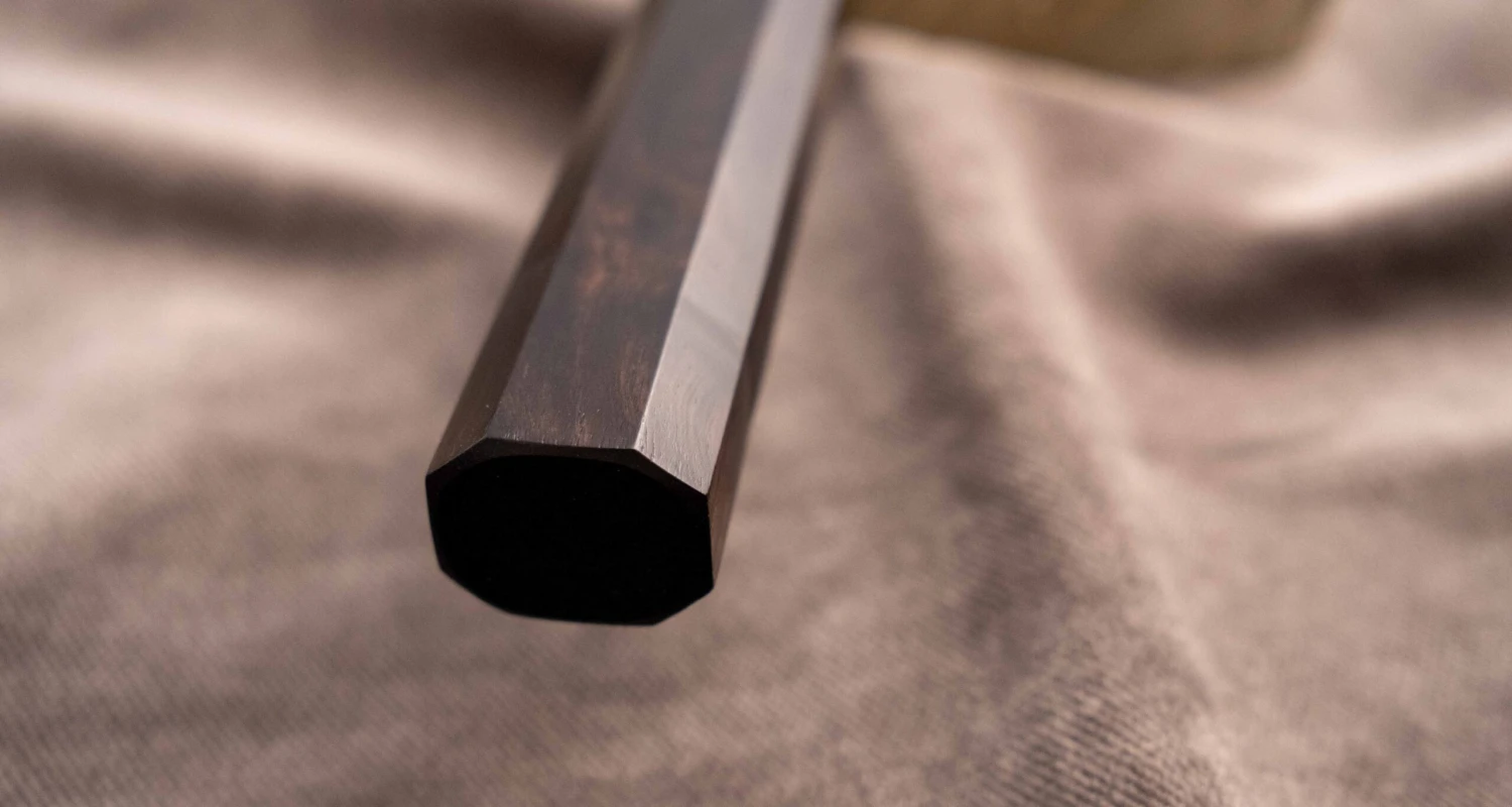 HAP-40 Wide Gyuto Black Ebony 240mm (9.5") 8 HAP-40 Wide Gyuto Black Ebony 240mm (9.5") - Image 6