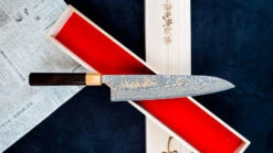 Saji Gyuto VG-10 Gold RWO 210mm (8.3") -Sharpedge Shop SajiGyutoVG 10GoldRWO210mm 410103121519 6