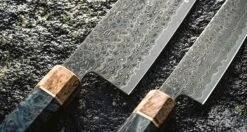 Senzo Dawn Limited Edition Gyuto SG2 Damascus 200mm (7.9") -Sharpedge Shop SenzoDawnLimitedEdition 180107071566 180103111565 18 e7ea13e2 1749 48d4 873d a860aa4c3f07