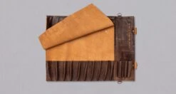 SharpEdge Chef's Leather Knife Roll [brown] / Holds 10 Knives -Sharpedge Shop SharpEdgeChef sLeatherKnifeRoll 400562001253 8