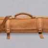 SharpEdge Chef's Leather Knife Roll [light Brown] / Holds 10 Knives -Sharpedge Shop SharpEdgeChef sLeatherKnifeRoll 40056200816 02