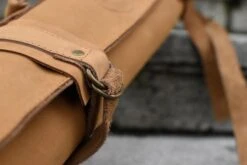 SharpEdge Chef's Leather Knife Roll [light Brown] / Holds 10 Knives -Sharpedge Shop SharpEdgeChef sLeatherKnifeRoll 40056200816 07