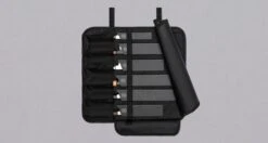 SharpEdge Knife Roll - Black [6 Knives] -Sharpedge Shop SharpEdgeKnifeRoll Black 6knives 220562001582 3