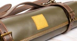 SharpEdge Chef's Leather Knife Roll [green] / Holds 6 Knives -Sharpedge Shop SharpEdgeusnjenatorbazanoze zelena sestnozev 220562001611 5