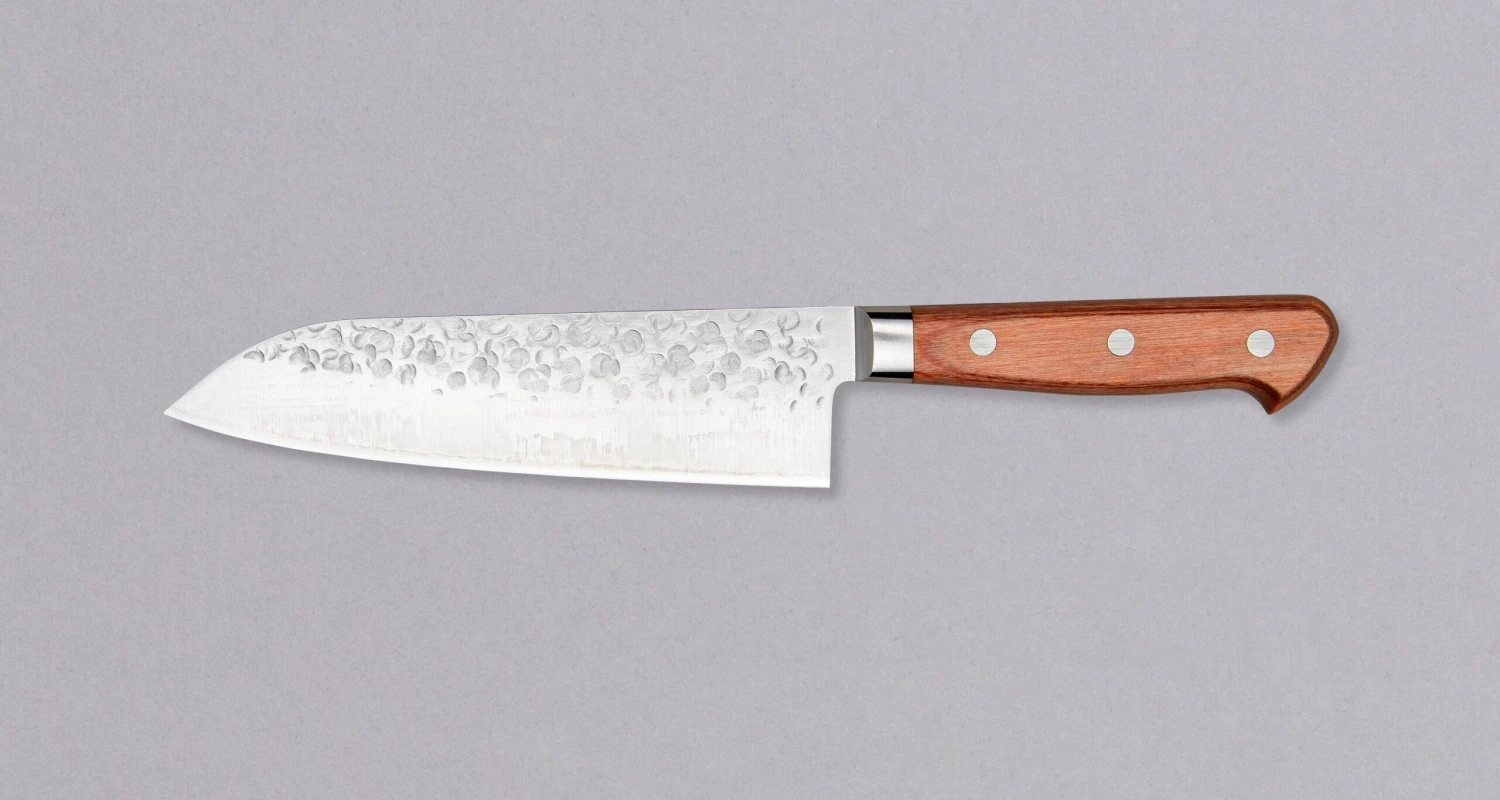 Takamura Santoku Tsuchime Chromax Brown 170mm (6.7") 4 Takamura Santoku Tsuchime Chromax Brown 170mm (6.7") - Image 2